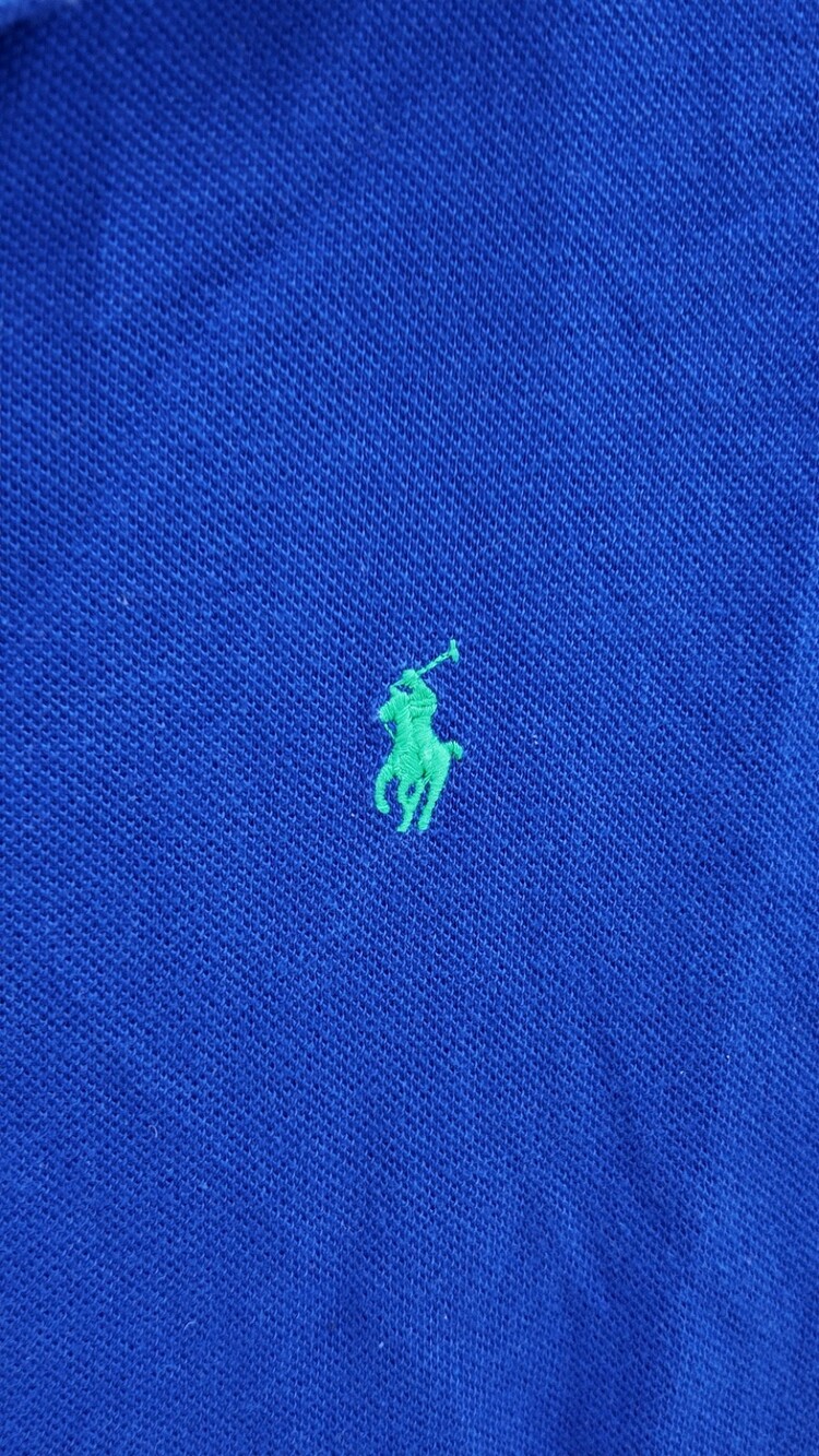 Polo Ralph Lauren Boy’s Royal Blue Polo Shirt - Green Pony Logo XL (18-20) - Picture 2 of 4